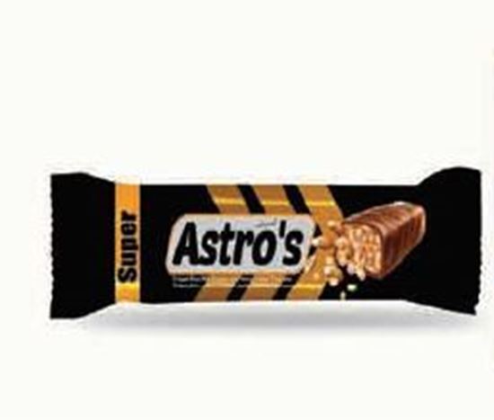 Picture of COV-B-1102 Astor's  crisped rice with caramel and peanut coated chocolate