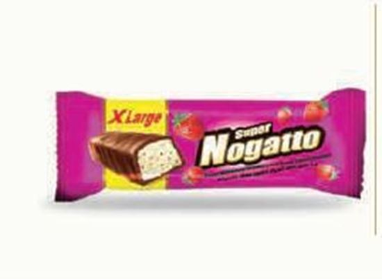 Picture of COV-B-1099 Nogatto - nougat with strawberry fruit coated chocolate