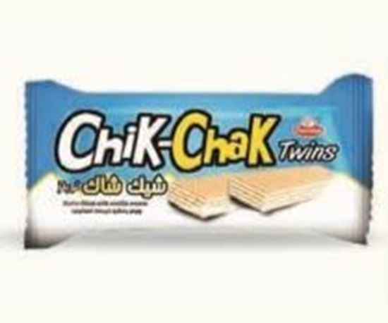 Picture of COV-W-1165- Chik-Chak Twins- wafer filled with vanilla cream