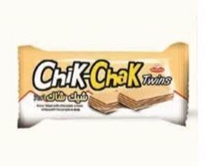 Picture of COV-W-1164- Chik-Chak Twins- wafer filled with chocolate cream