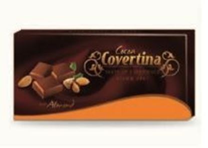 Picture of COV-T-1022-  Cocoa Covertina- Milk chocolate with almond