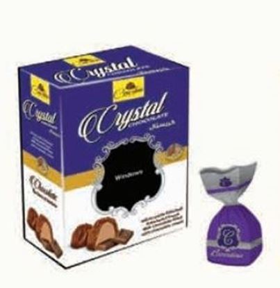 Picture of  COV-K-2575 Crystal - Milk chocolate filled with chocolate cream 
