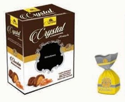 Picture of COV-K-2574 Crystal - Milk chocolate filled with caramel luxury 