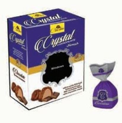 Bild von COV-K-2575 Crystal - Vollmilchschokolade mit Schokoladencreme gefüllt