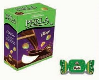 Picture of COV-k-2583 Perla - Milk chocolate filled with flavoured mango cream