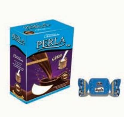 Picture of COV-k-2580 Perla - Milk chocolate filled with flavoured milk cream